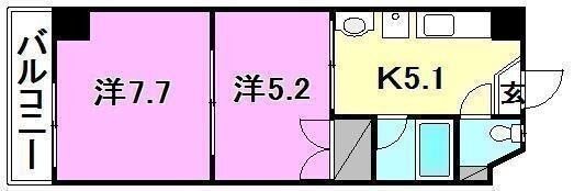 ラッセルスクエア松山市駅 A・B棟の間取り画像
