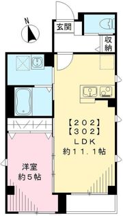プラム二長町の間取り画像