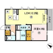 Casa ecran（ｶｰｻ ｴｸﾗﾝ）の間取り画像