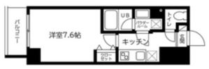 スカイコート蔵前Ⅱの間取り画像