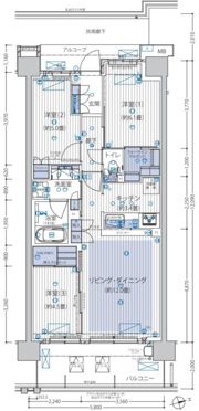 シャリエ朝霞グランフィールドの間取り画像