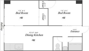 城山ハイツの間取り画像