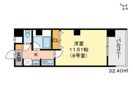 コーポラス伊福の間取り画像