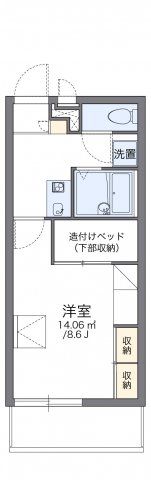 レオパレスティエラⅠの間取り画像