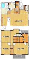 一戸建てNの間取り画像