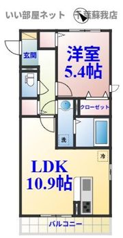 グロリアスの間取り画像