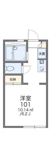 レオパレスAXIAの間取り画像