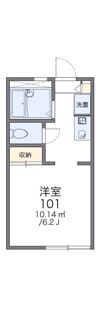 レオパレスAXIAの間取り画像