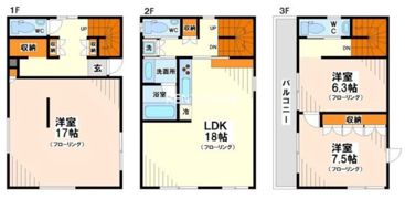 西府町3丁目戸建の間取り画像