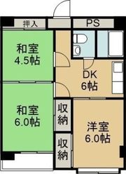 カレント中庄の間取り画像
