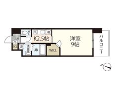 LaSante観音本町の間取り画像