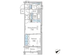 パークアクシス横浜山下町の間取り画像