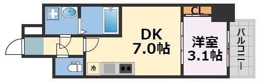 アプリーレ西本町の間取り画像