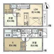 下高井戸戸建の間取り画像