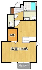 D-room白銀の間取り画像