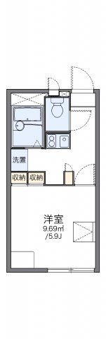 レオパレスルミエール テラオの間取り画像