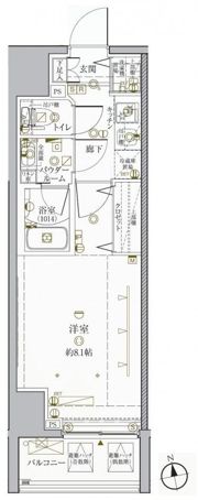 クレイシア秋葉原EASTの間取り画像