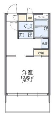 レオパレスソレーユ青江第一の間取り画像