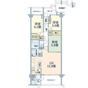 小金井緑町パークハウスの間取り画像