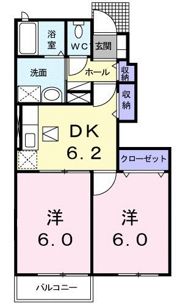 ベルフィオーレAの間取り画像