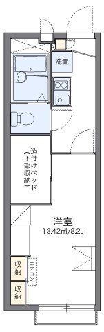 レオパレスサンバードBの間取り画像