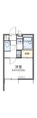 レオパレスきのした荘の間取り画像