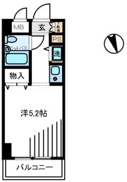 日興パレス伊勢佐木町北PARTⅢの間取り画像