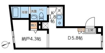 コンポジット早稲田の間取り画像