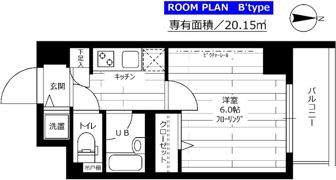 グランドコンシェルジュ蒲田イーストの間取り画像