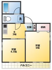 メゾンベールの間取り画像