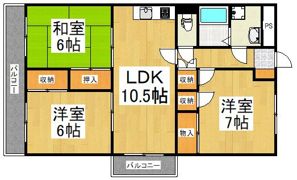 シャルム朝霞の間取り画像