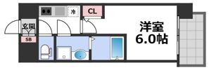 エスリード大阪城EASTの間取り画像