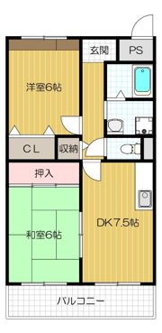 サンロイヤルの間取り画像