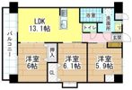 フローラ菜園場の間取り画像