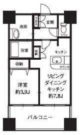 HF西新宿レジデンスWESTの間取り画像