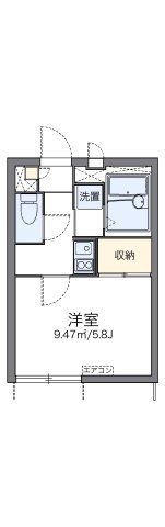 レオパレスフリューゲルの間取り画像
