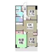 クリソベール本丸の間取り画像