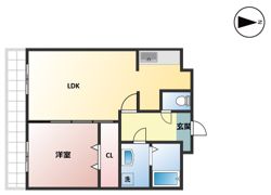エグゼハクユウの間取り画像