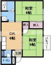 リベラルコーポ阪口の間取り画像