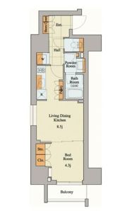 クレストコート大塚の間取り画像