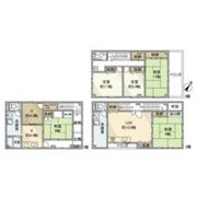 花隈町戸建の間取り画像