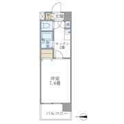 イーストコート芝の間取り画像