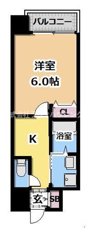 サムティ北梅田ヴェッセルの間取り画像