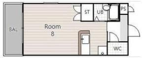 マンション白﨑の間取り画像
