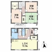 岩崎町一戸建の間取り画像