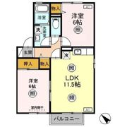 ドエル福島 Bの間取り画像