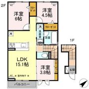 グランペーシュの間取り画像
