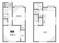 グローヴハウスNORTH棟の間取り画像