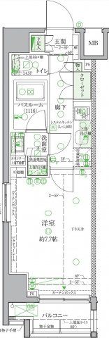 クレヴィスタ板橋西台Ⅱの間取り画像