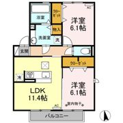 シャン・ド・フルールの間取り画像